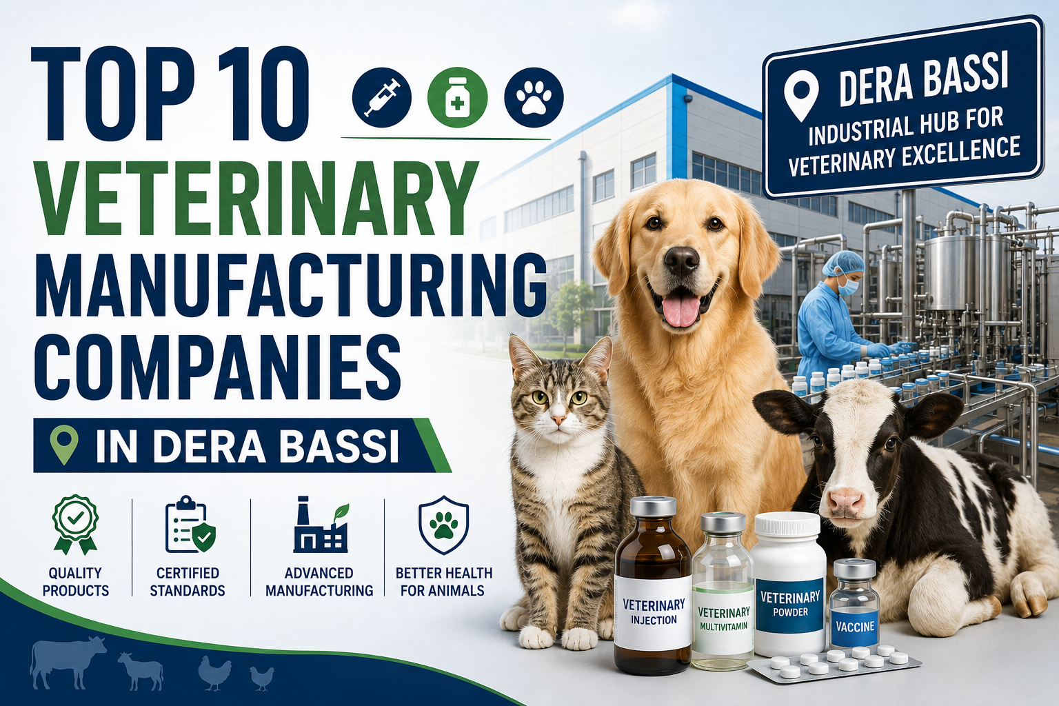 Top 10 Veterinary Manufacturing Companies in Derra Bassi- Uniray Lifesciences