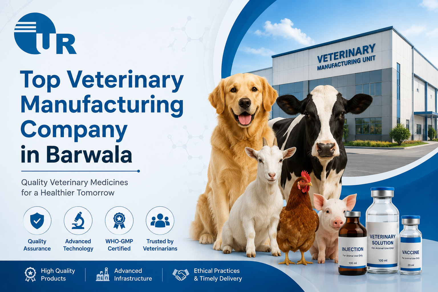 Top Veterinary Manufacturing Company in Barwala- Uniray Lifesciences